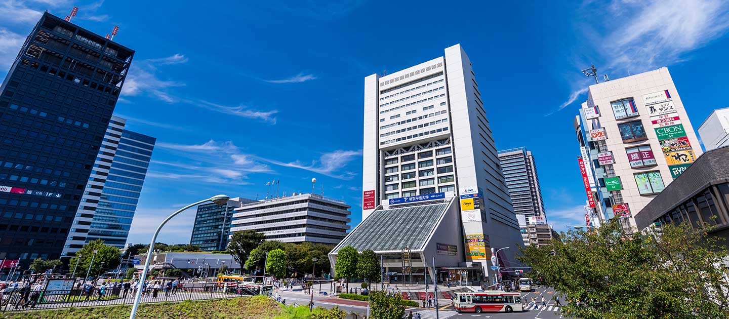 中野駅前風景